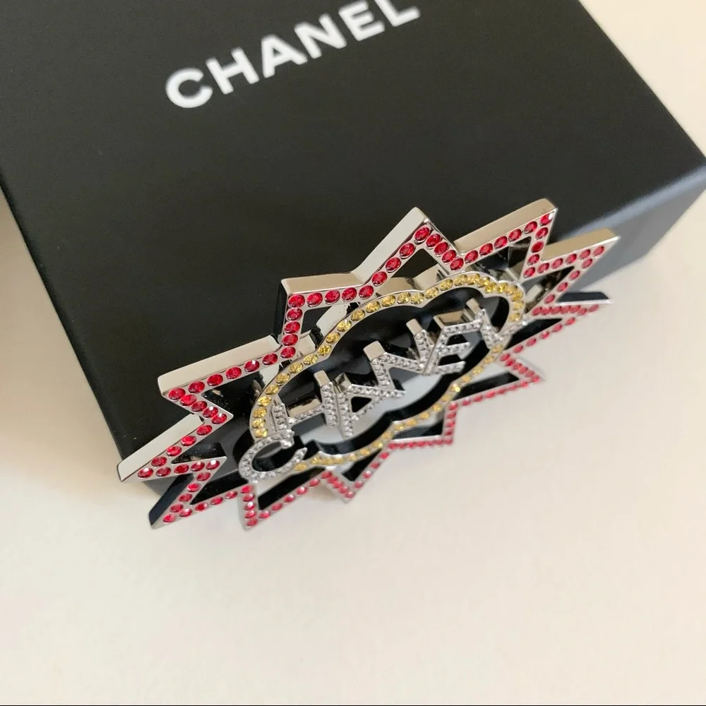 Chanel Large Bam Pow 💥 Brooch pin - Picture 9 of 16
